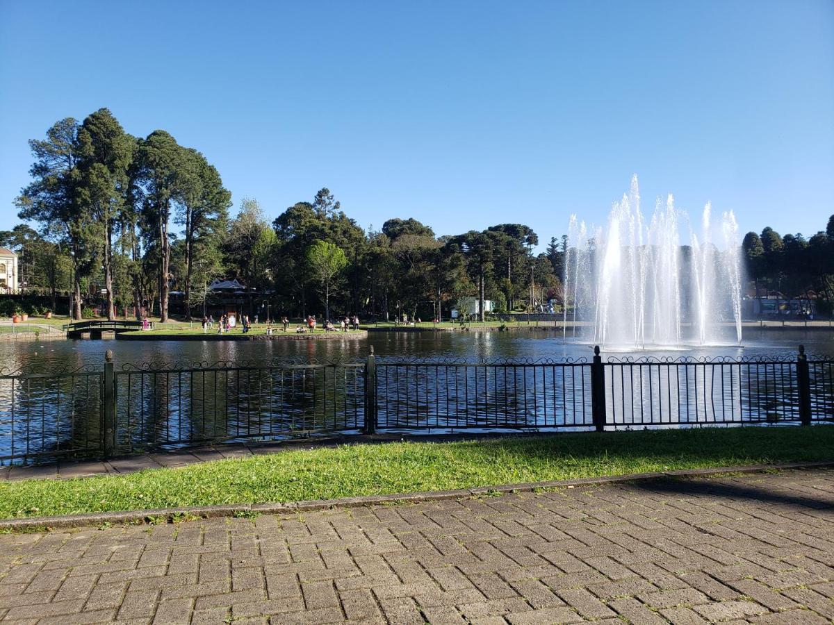 Lugar Encantador Com Patio, Proximo Ao Portico De Gramado Eksteriør billede